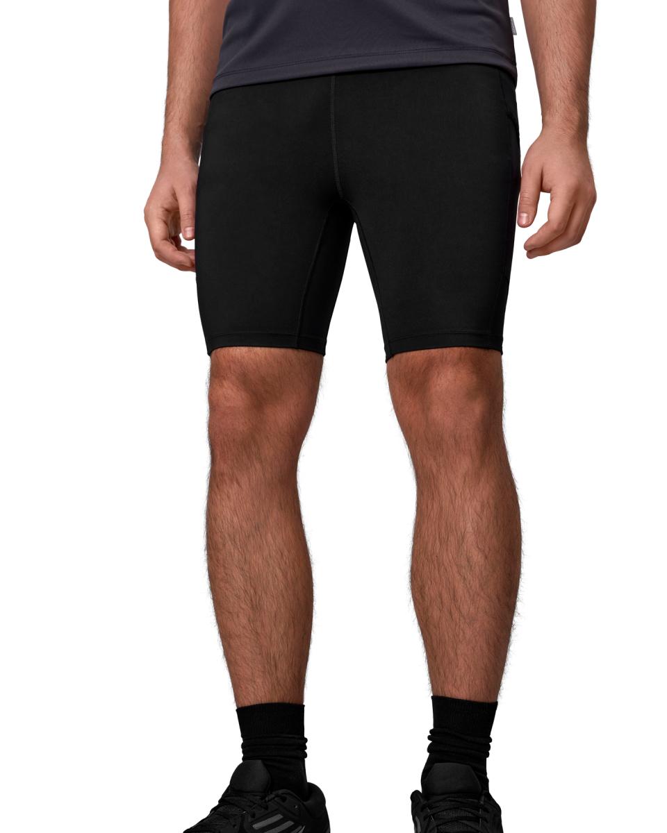 Perfomance Tights Kort, Sort, Herre - Geyser G21049