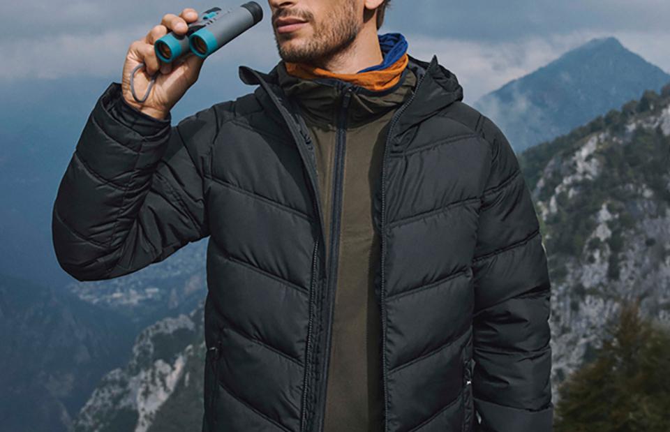 Moderne vinterjakke, Sort, Herre - Geyser G21070