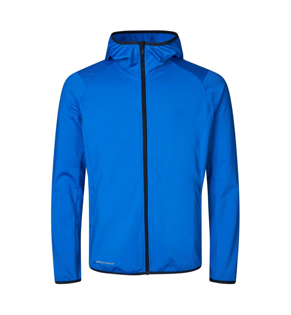 Stretch træningshoodie, Kongeblå, Herre - Geyser G21080