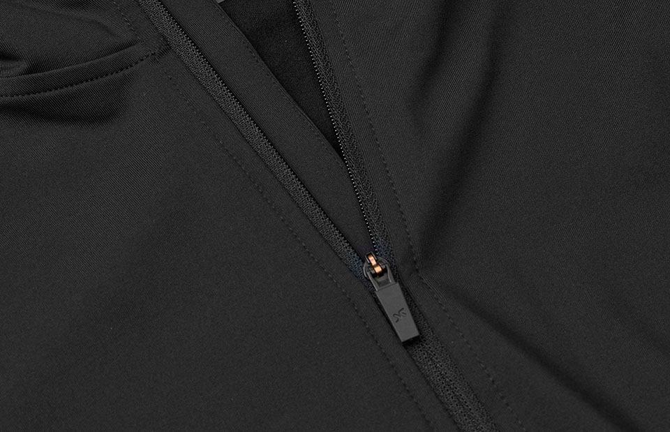 Half zip træningstrøje, Sort, Herre - Geyser G21090