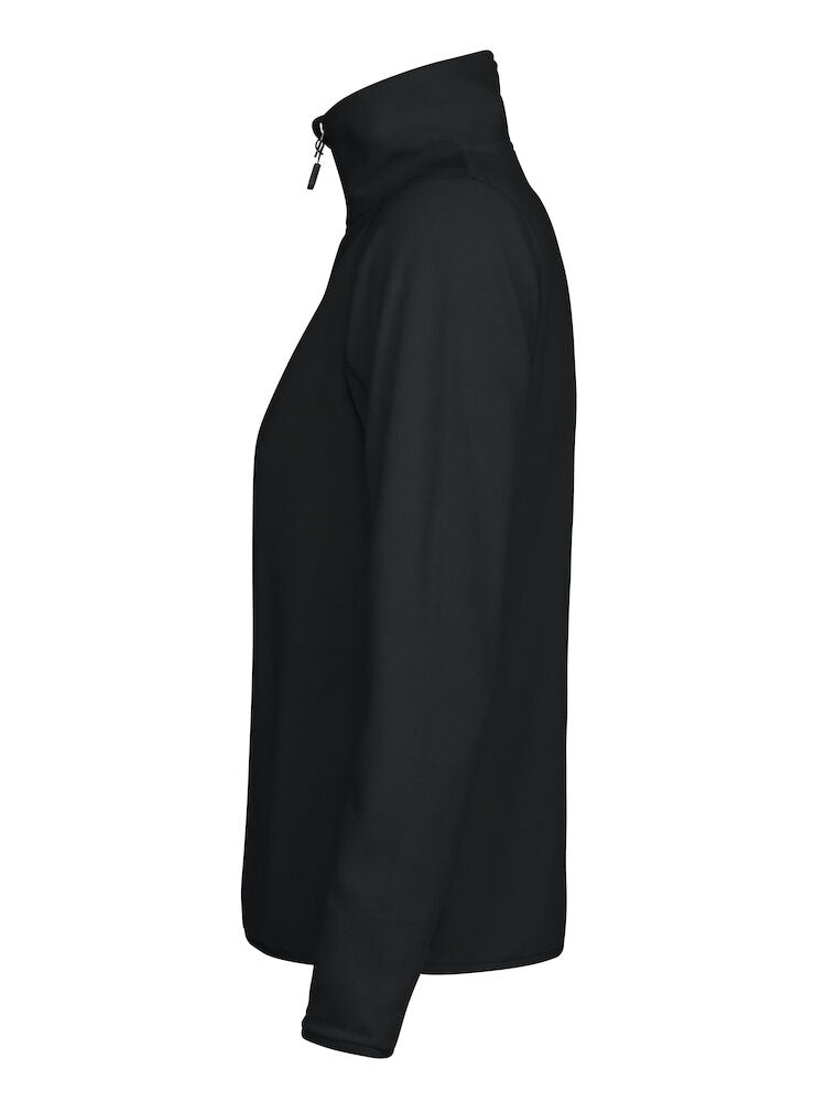 Melton Halfzip Dame - Sort - D.A.D 139045