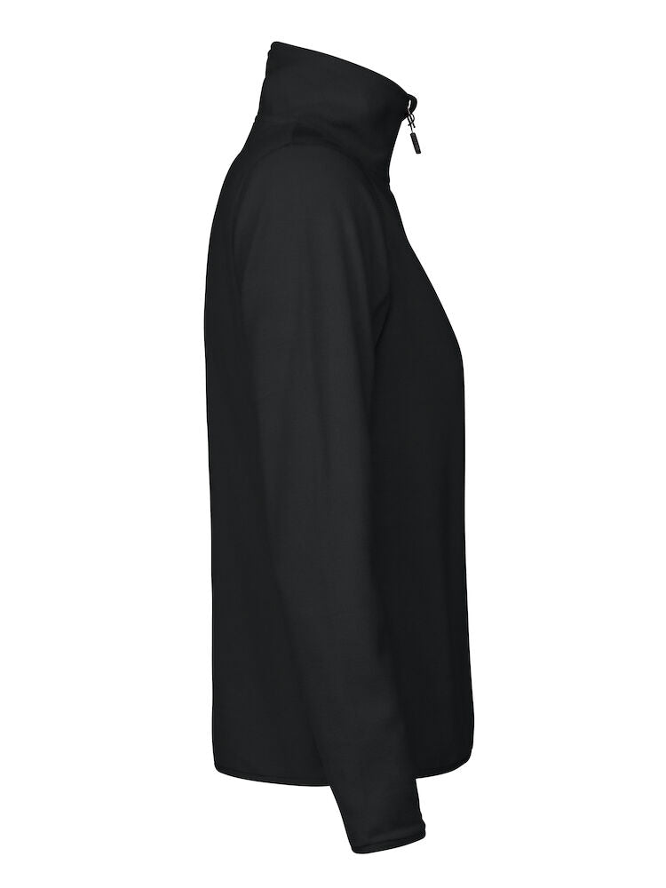 Melton Halfzip Dame - Sort - D.A.D 139045