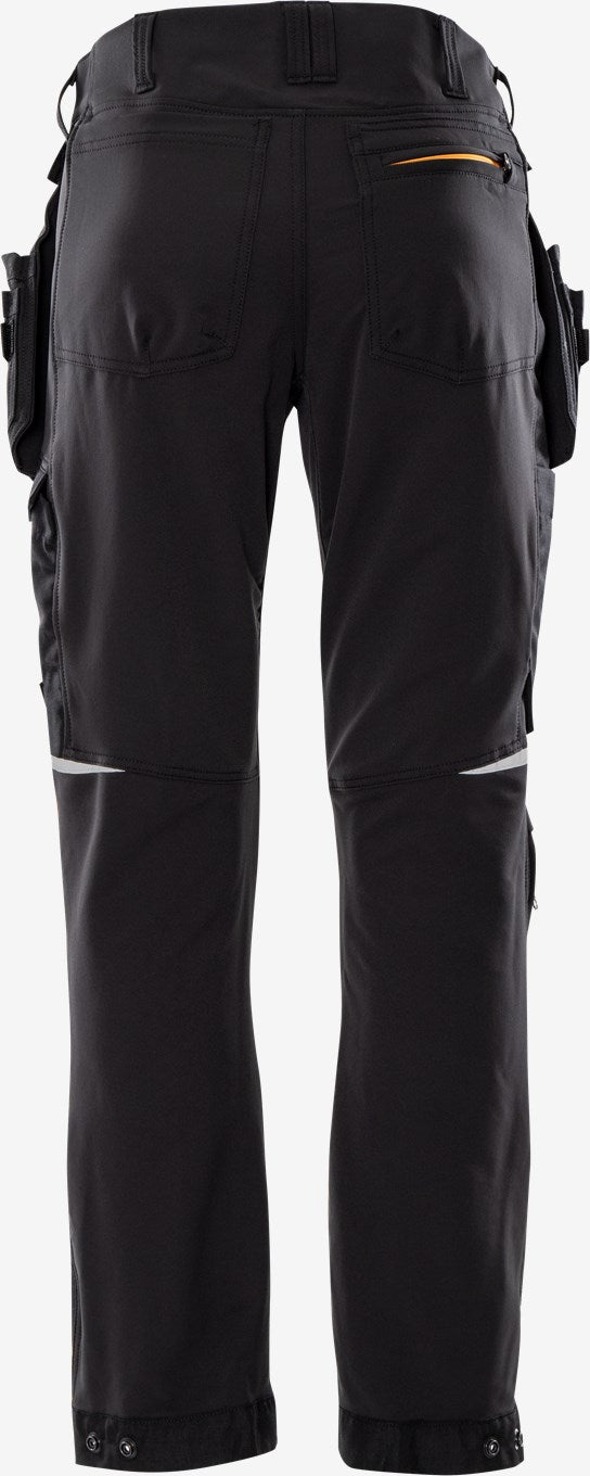 Kansas Evolve håndværkerbukser Full stretch, Sort - 130160