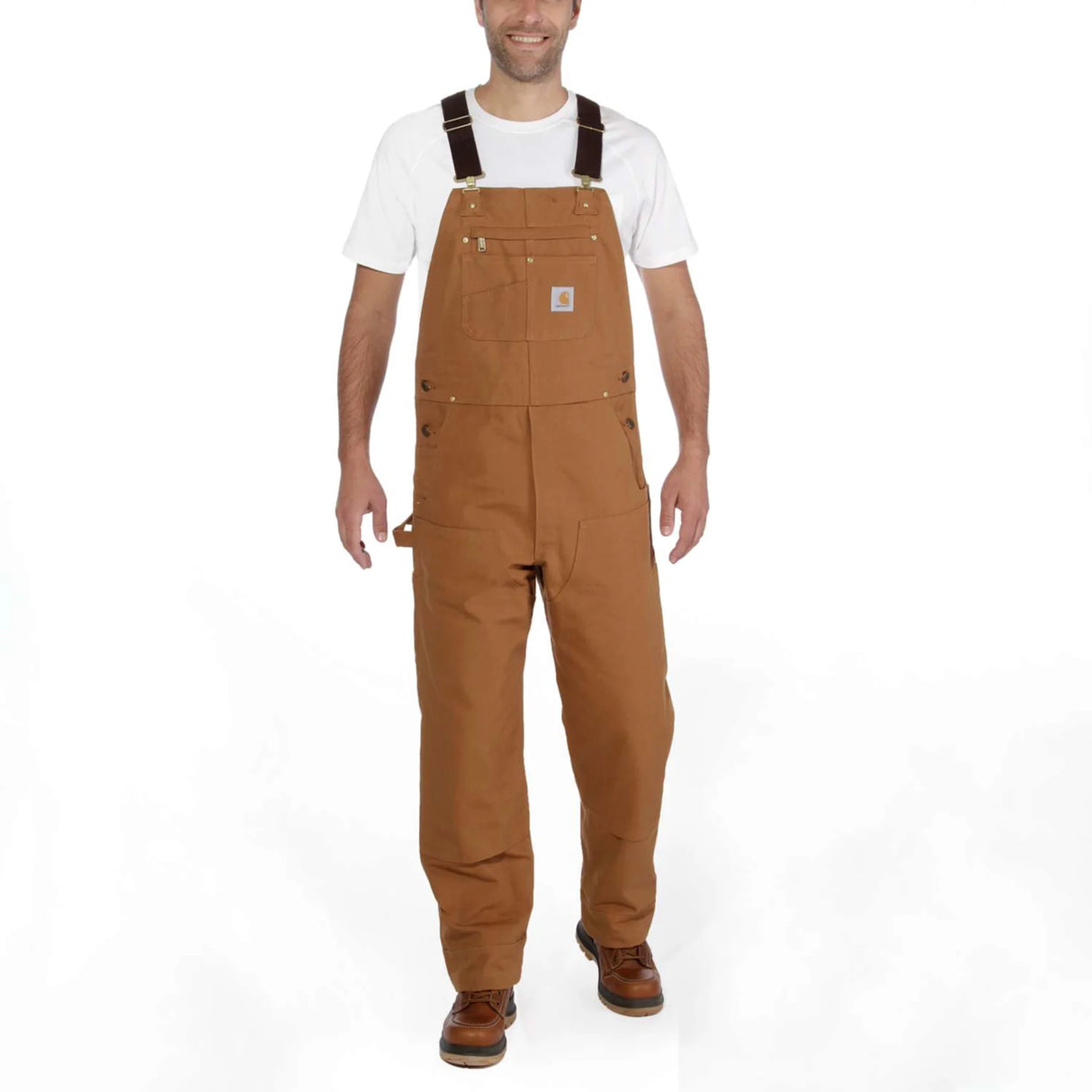 Bib overalls, Herre, Brun - Carhartt 102776 - 211