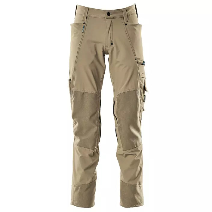 Mascot Advanced Arbejdsbukser Full Stretch, Lys Khaki, Herre - 17179-311-55
