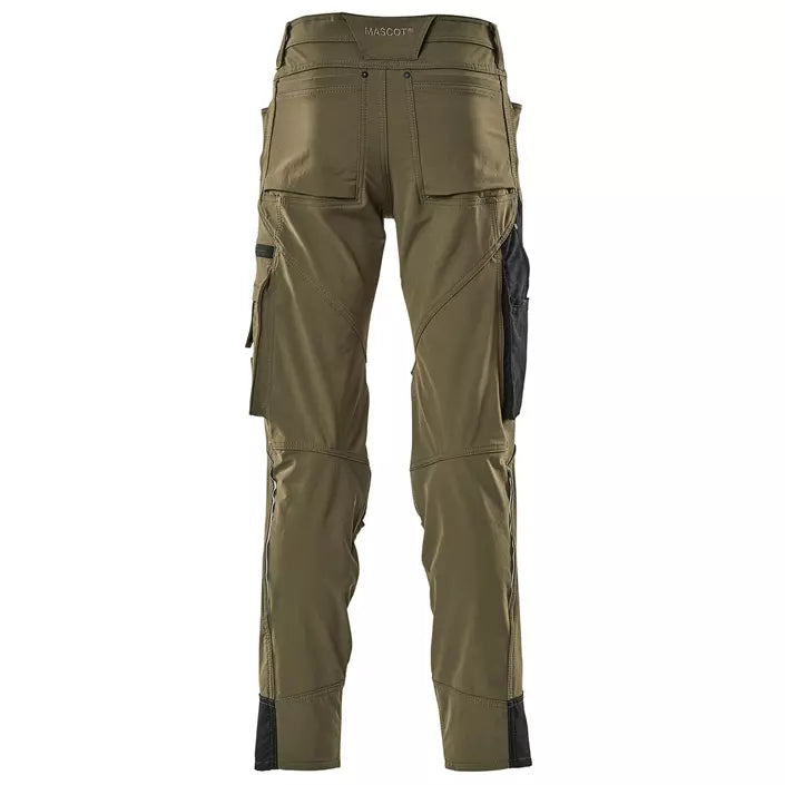 Mascot Advanced Arbejdsbukser Full Stretch, Mosgrøn, Herre - 17179-311-33