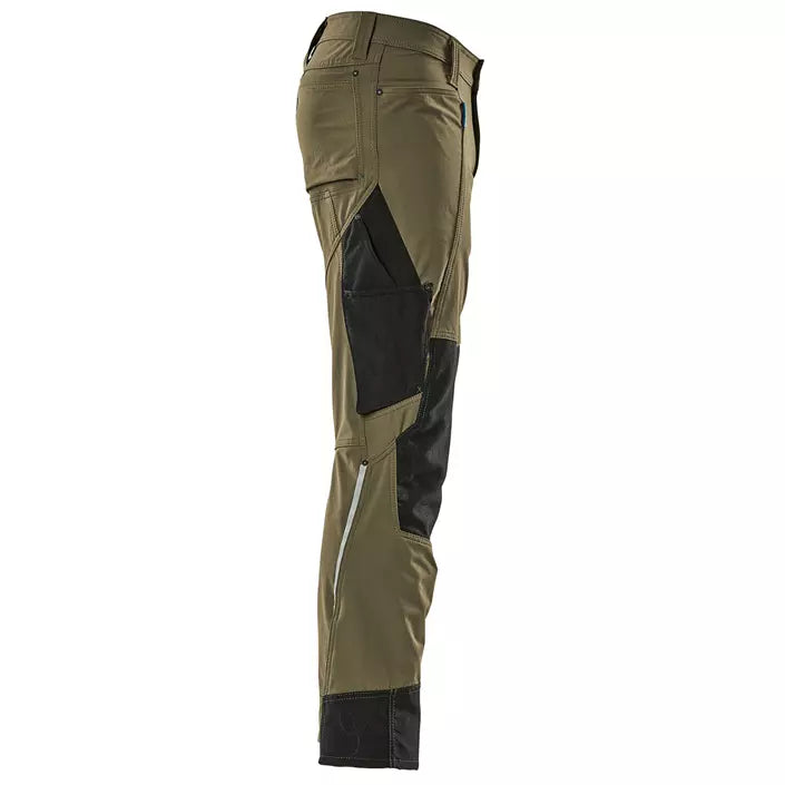 Mascot Advanced Arbejdsbukser Full Stretch, Mosgrøn, Herre - 17179-311-33