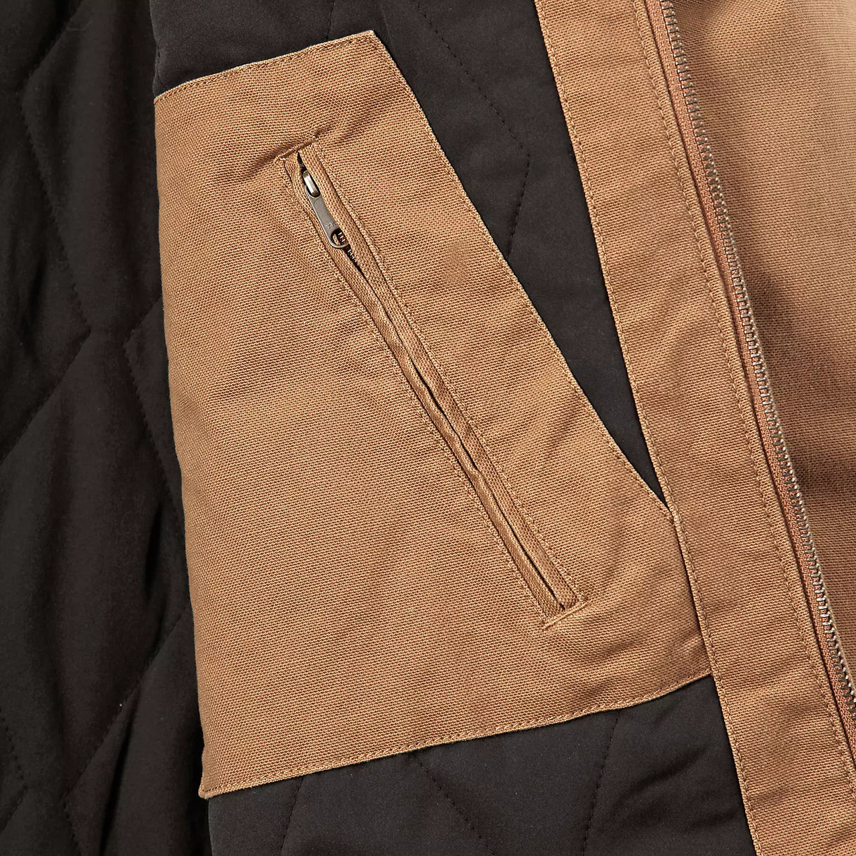 Carhartt Montana Duck jakke med for, Brown/coffee 106432