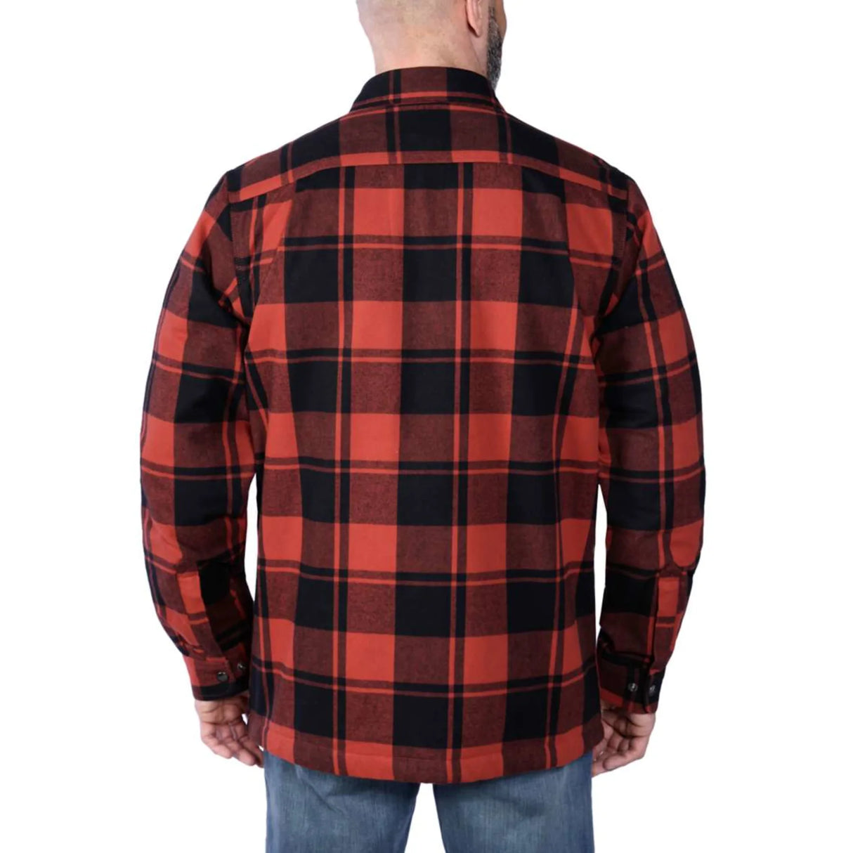 Foret Flannel Skjortejakke, Red Ochre - Carhartt 105939 - R81