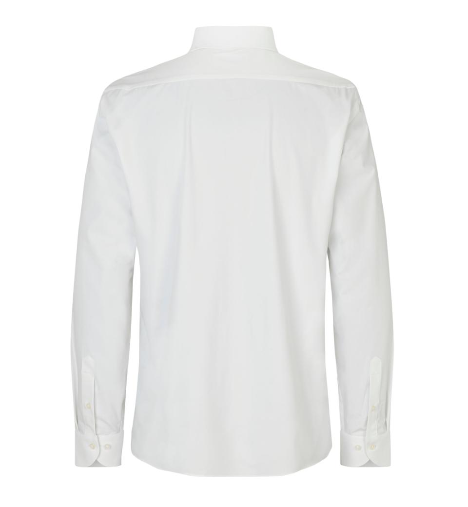 Stretch Skjorte Regular fit, Herre, Hvid - S50