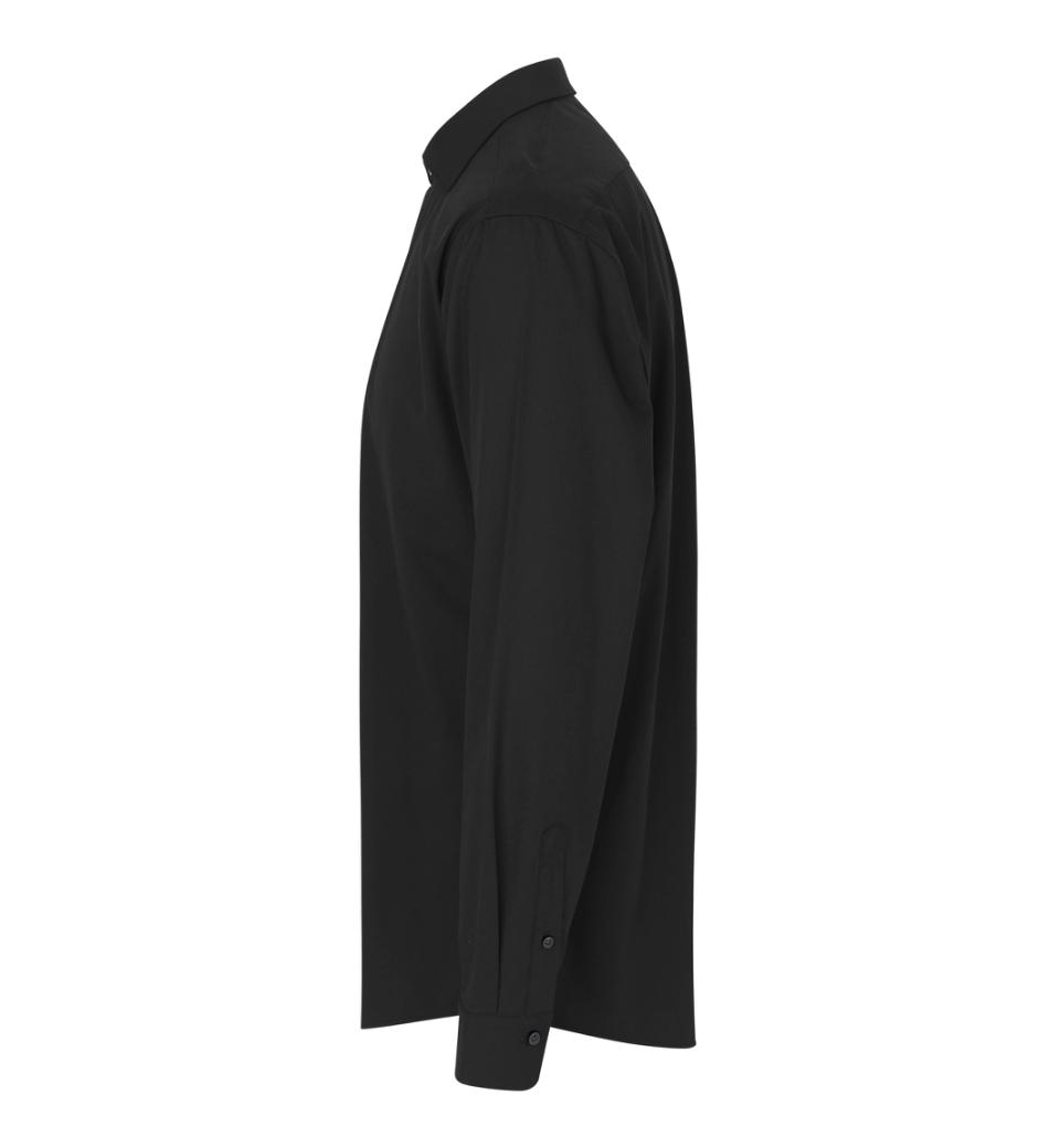 Stretch Skjorte Regular fit, Herre, Sort - S50
