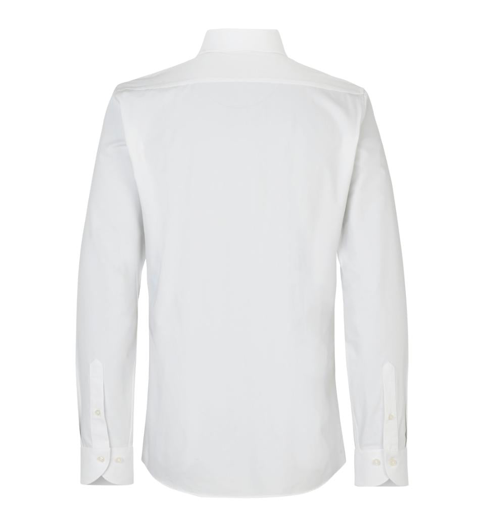 Stretch Skjorte Slim fit, Herre, Hvid - S51