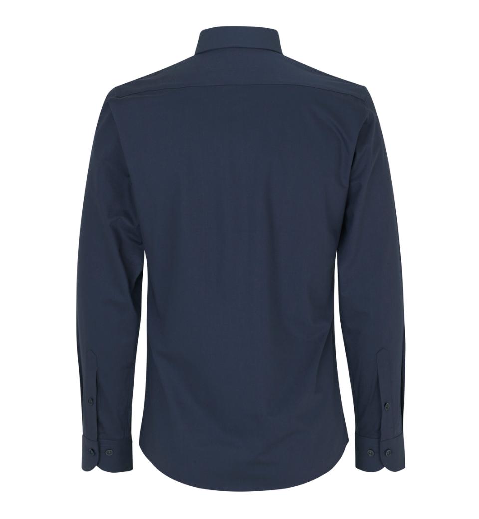 Stretch Skjorte Slim fit, Herre, Navy - S51