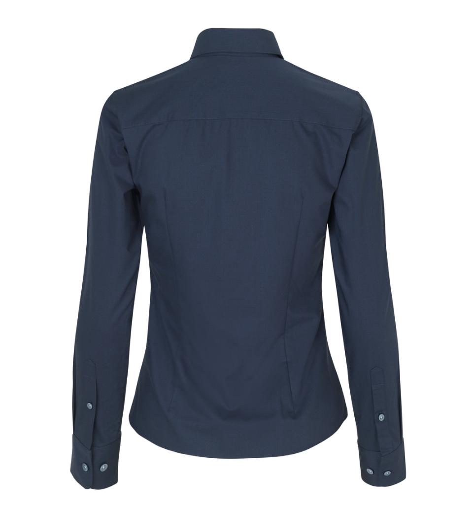 Hybrid Modern fit dameskjorte, Navy - Seven Seas S52