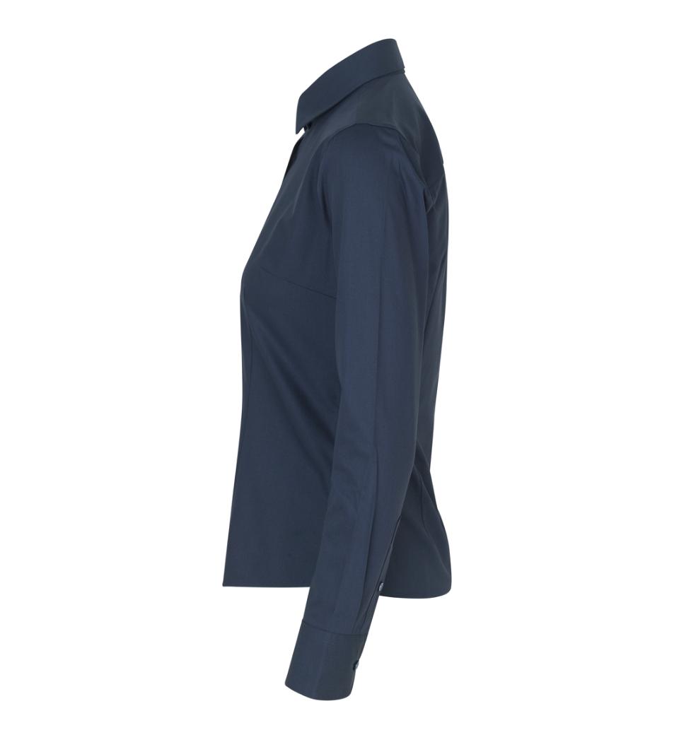 Hybrid Modern fit dameskjorte, Navy - Seven Seas S52