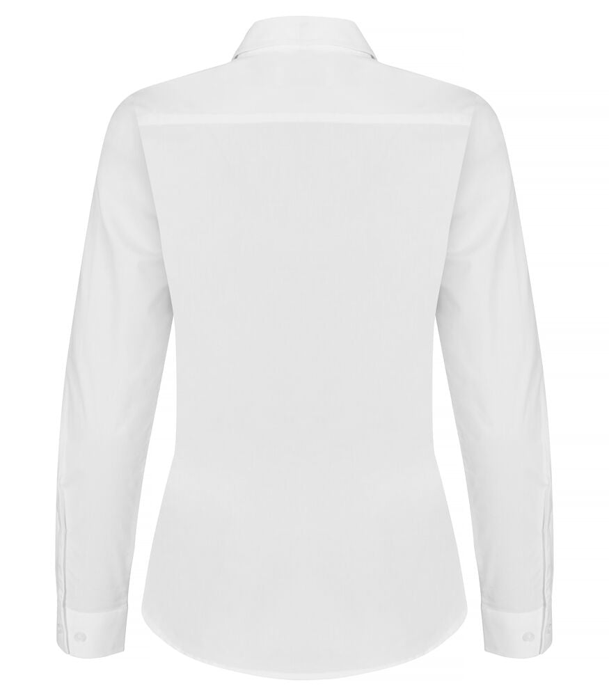 Dame Stretch Shirt, Hvid - Clique 027961