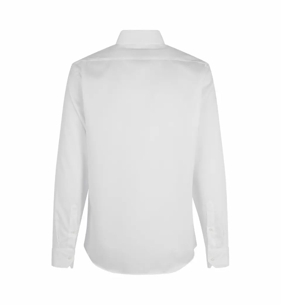 Fine Twill Moderne Business Skjorte, Hvid, Seven Seas SS8