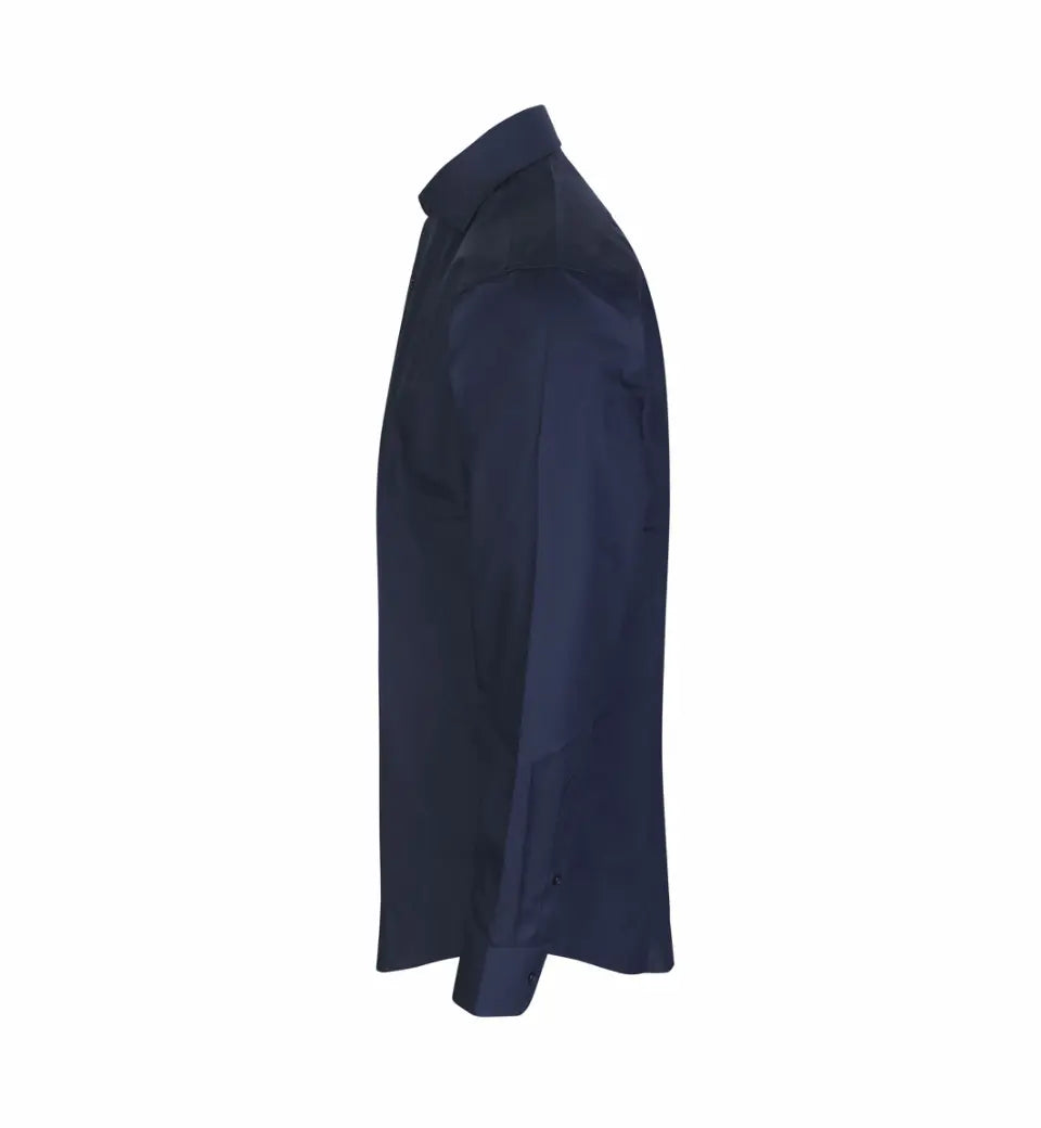 Fine Twill Moderne Business Skjorte, Navy, Seven Seas SS8