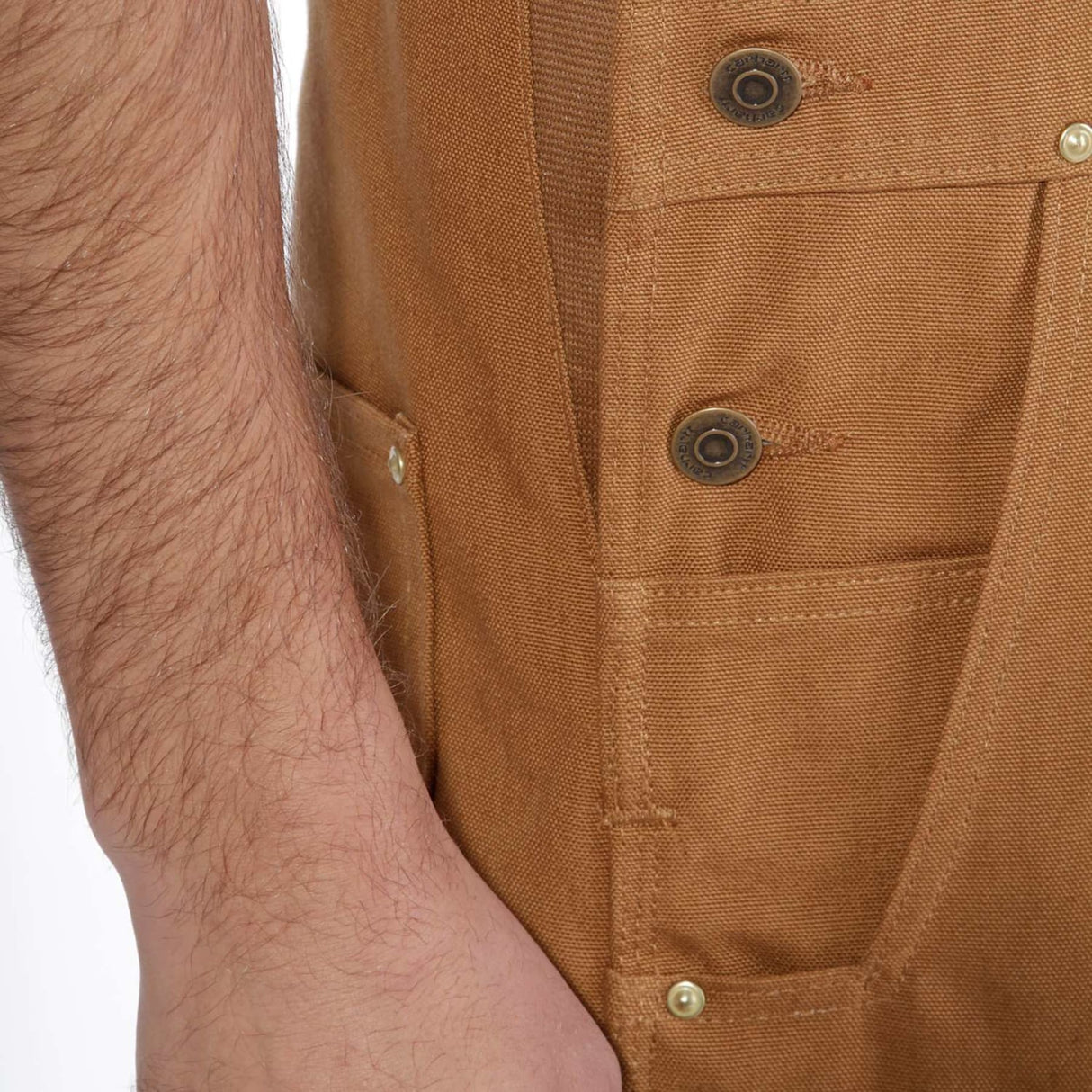 Bib overalls, Herre, Brun - Carhartt 102776 - 211