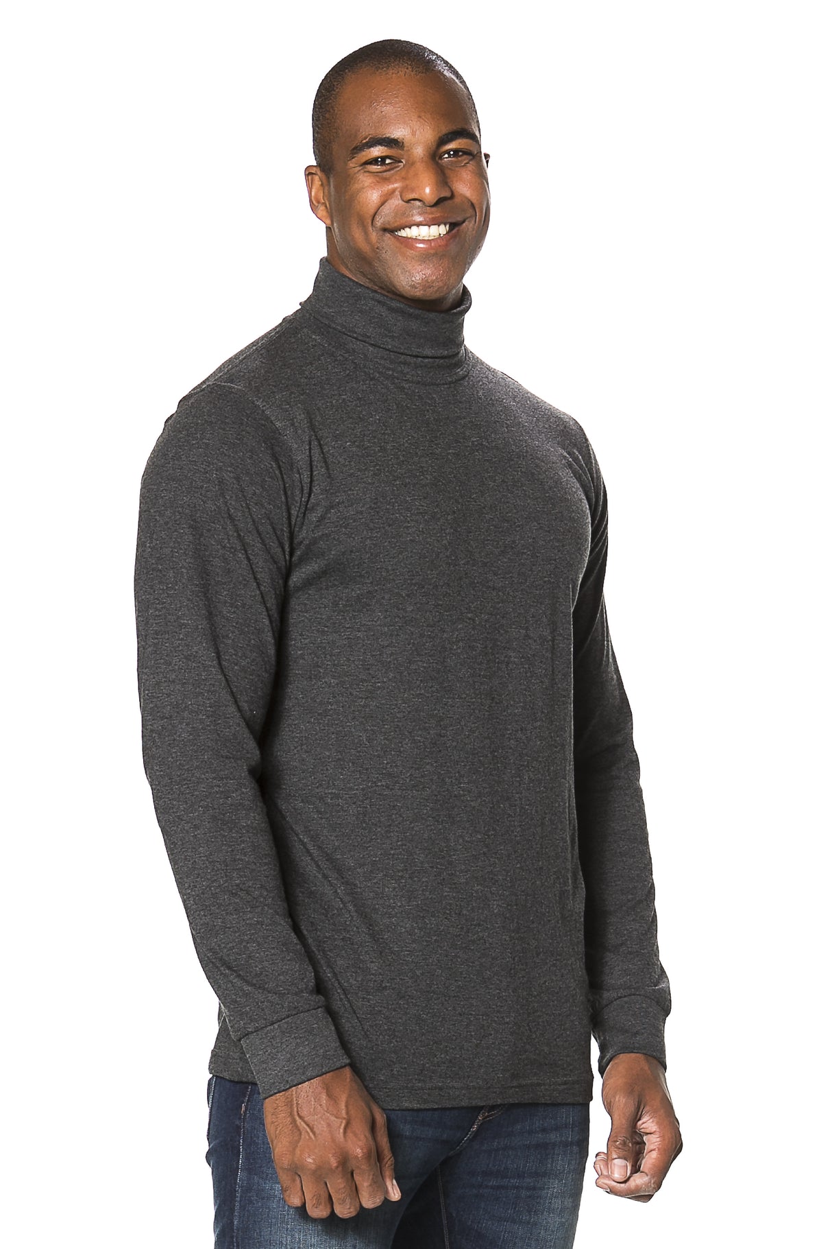 Luksus Rullekrave i stretch materiale - Mørke Grå - ST400 - Modekompagniet.dk