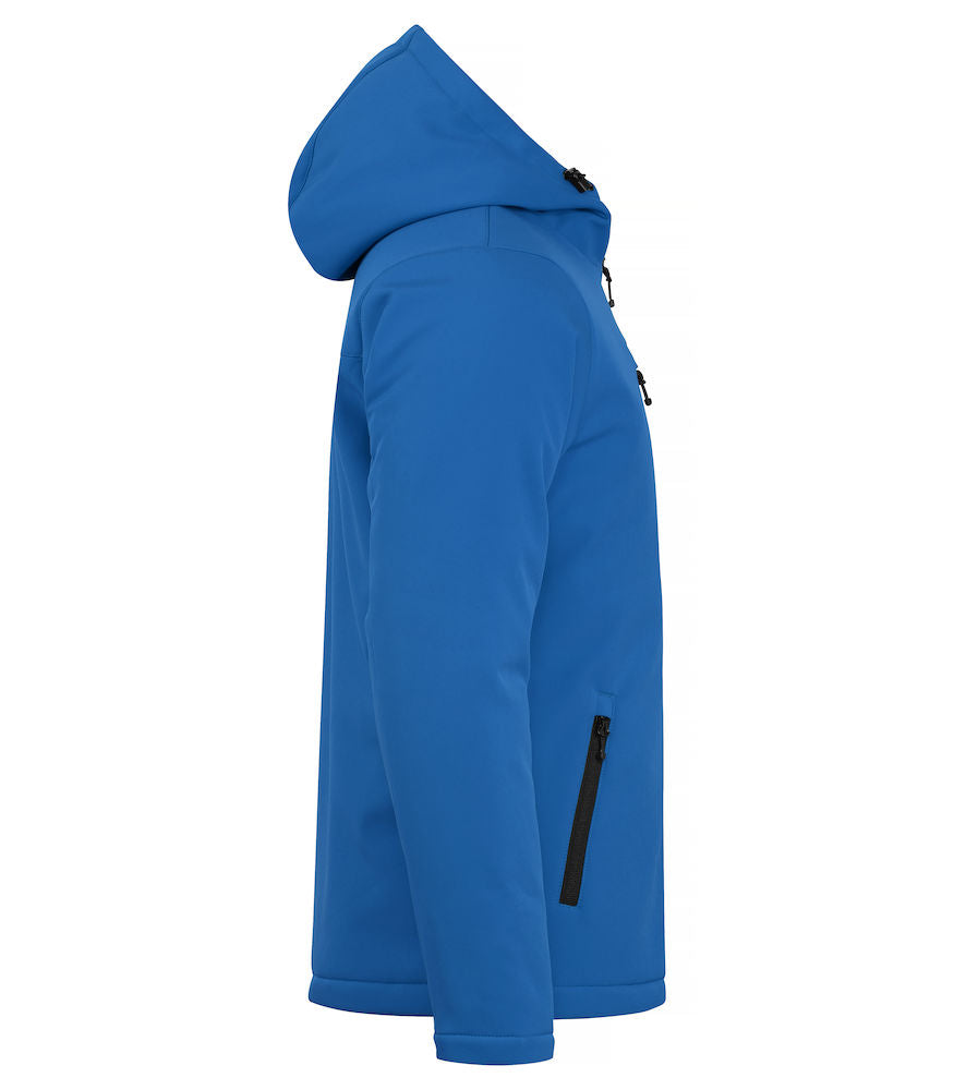 Padded Hoody Softshell - Herre - Blå - Clique 020952 - Modekompagniet.dk