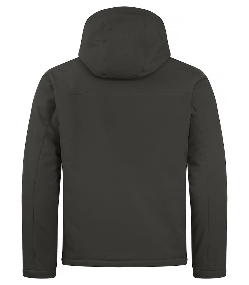 Padded Hoody Softshell - Herre - Mørke Grå- Clique 020952 - Modekompagniet.dk