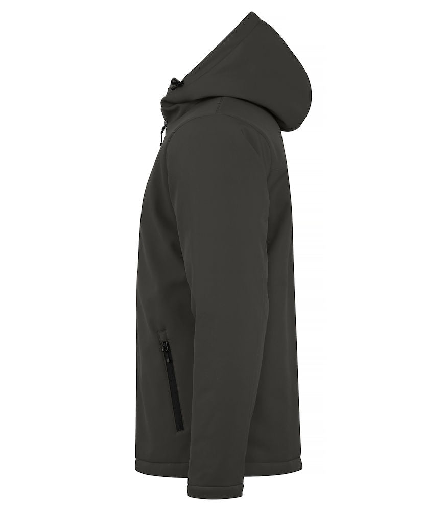Padded Hoody Softshell - Herre - Mørke Grå- Clique 020952 - Modekompagniet.dk