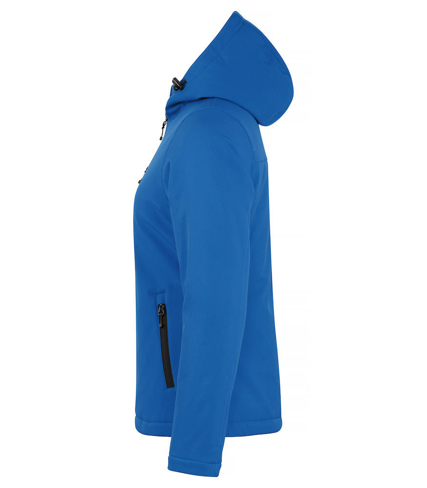 Padded Hoody Softshell - Dame - Blå - Clique 020953 - Modekompagniet.dk
