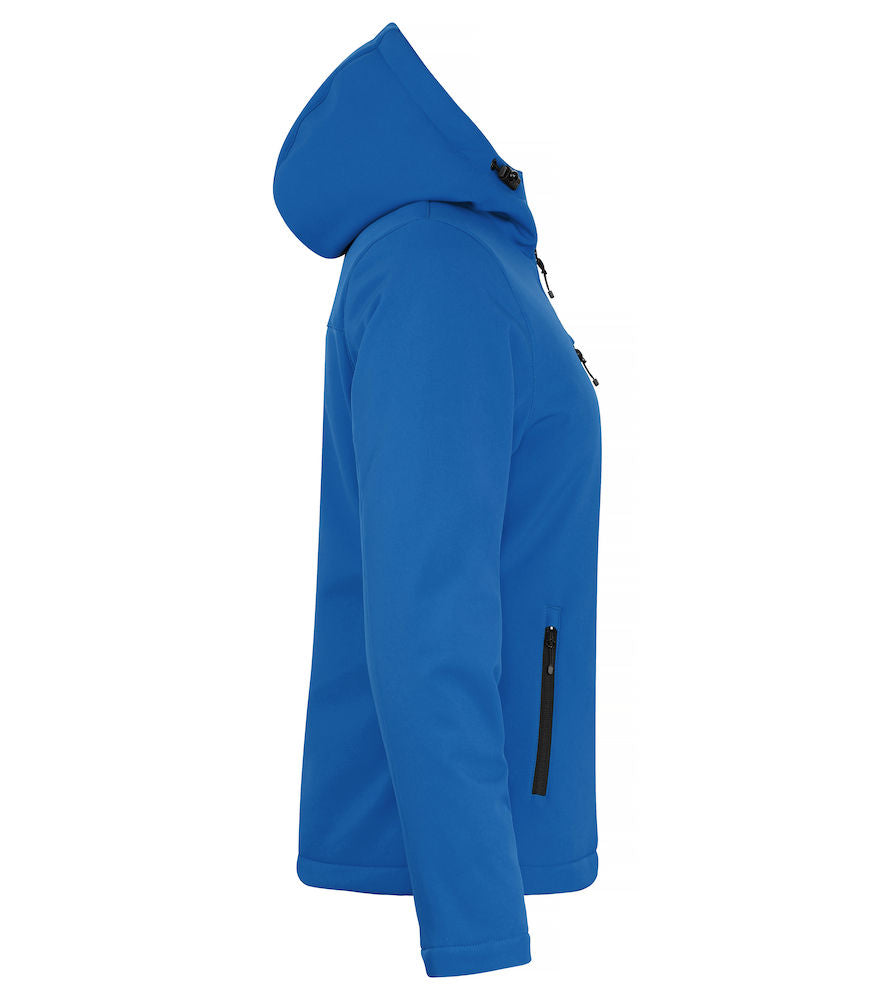 Padded Hoody Softshell - Dame - Blå - Clique 020953 - Modekompagniet.dk