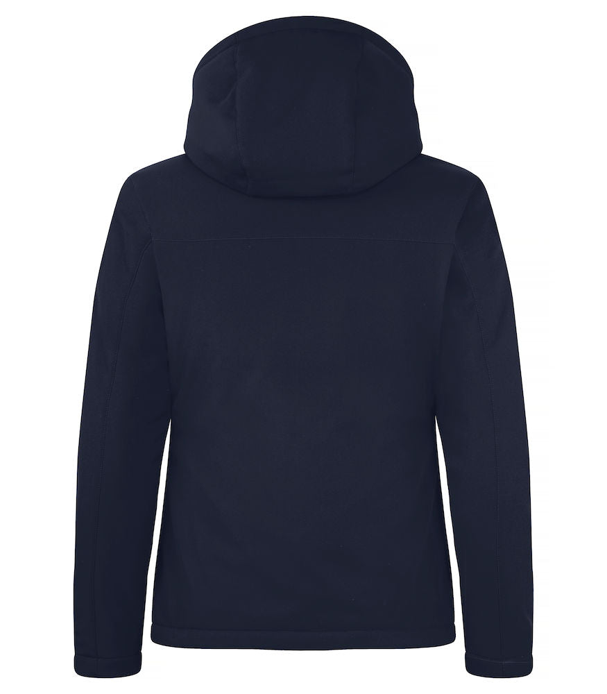 Padded Hoody Softshell - Dame - Navy - Clique 020953 - Modekompagniet.dk