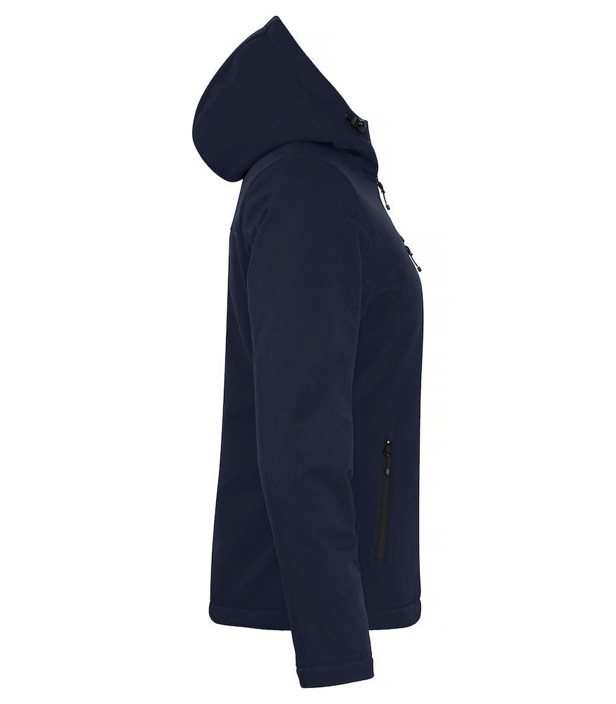 Padded Hoody Softshell - Dame - Navy - Clique 020953 - Modekompagniet.dk