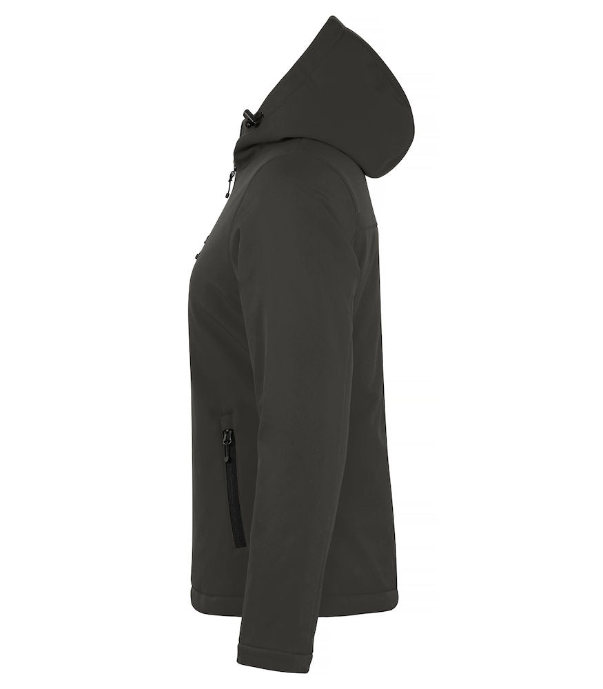 Padded Hoody Softshell - Dame - Grå - Clique 020953 - Modekompagniet.dk