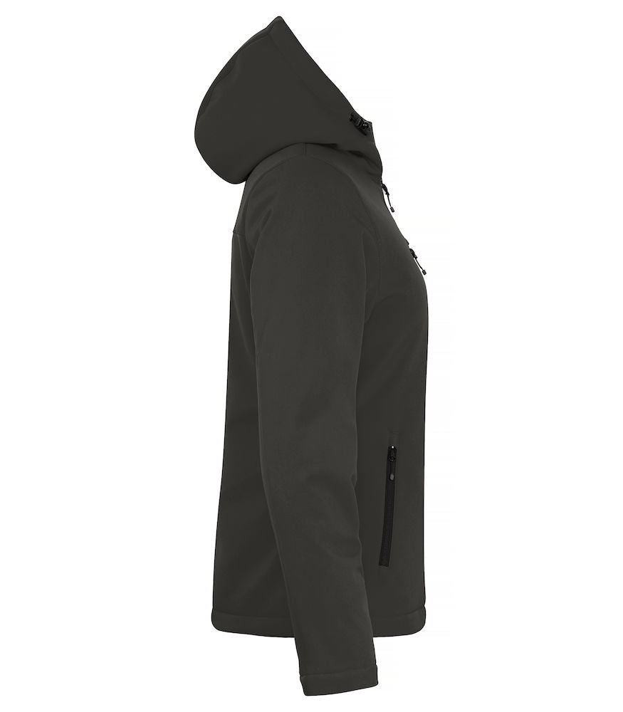 Padded Hoody Softshell - Dame - Grå - Clique 020953 - Modekompagniet.dk