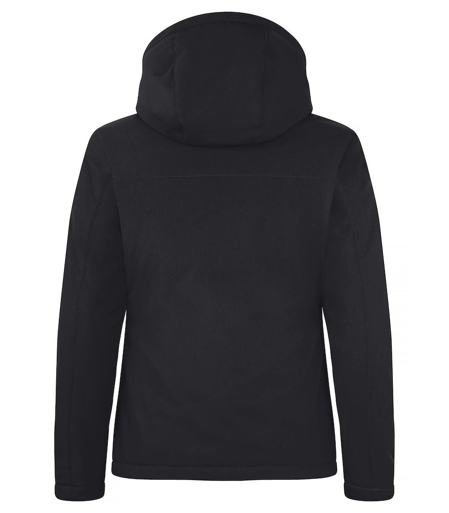 Padded Hoody Softshell - Dame - Sort - Clique 020953 - Modekompagniet.dk