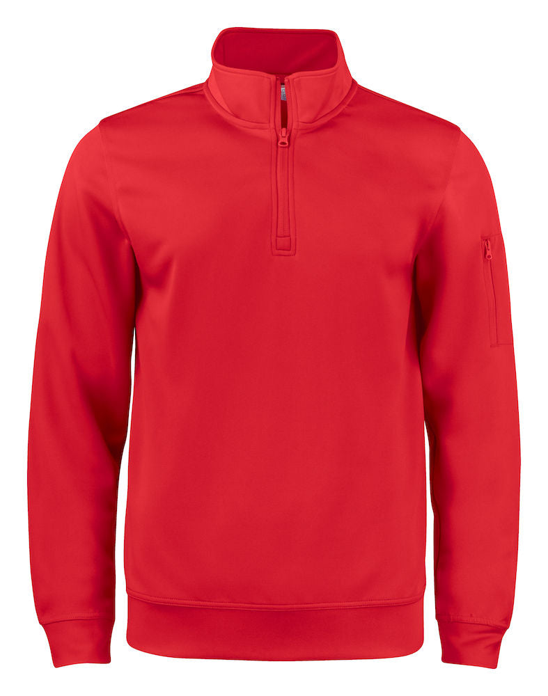 Basic Active Half Zip - Herrer - Rød - Clique 021013 - Modekompagniet.dk