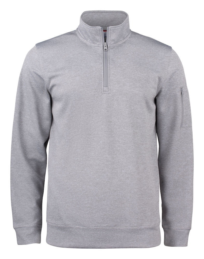 Basic Active Half Zip - Herrer - Grå - Clique 021013 - Modekompagniet.dk