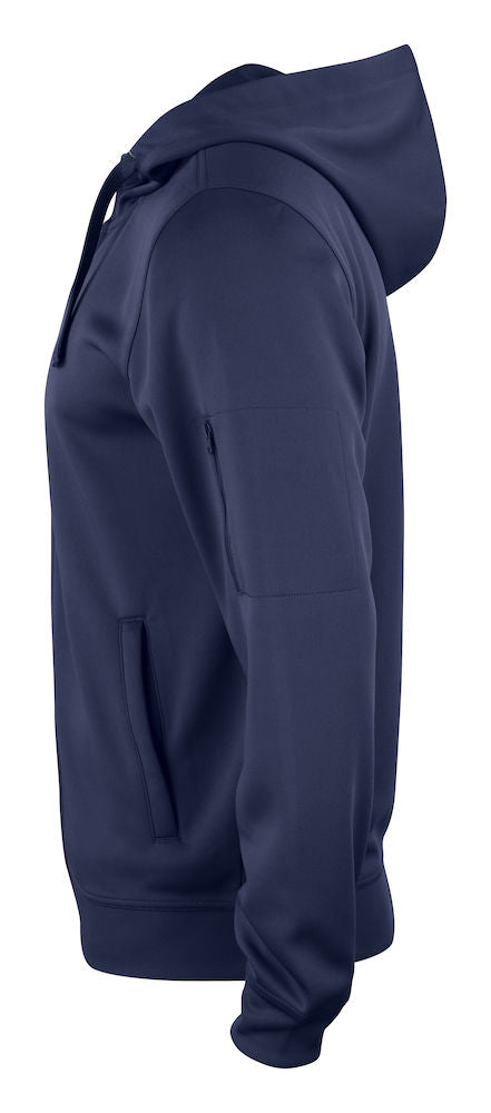 Basic Active Hoody Full Zip - Navy - Clique 021014 - Modekompagniet.dk