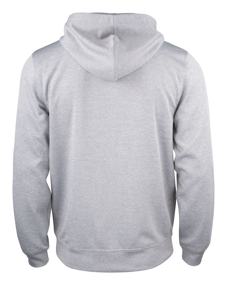 Basic Active Hoody Full Zip - Grå - Clique 021014 - Modekompagniet.dk