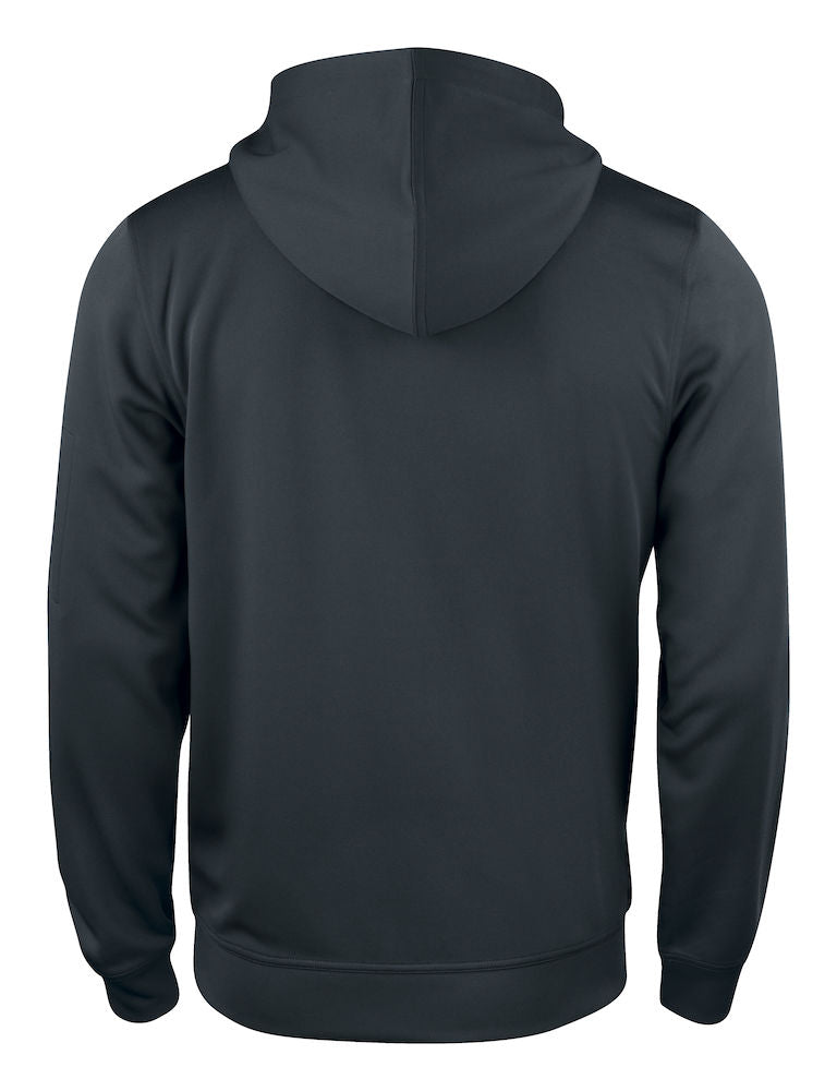 Basic Active Hoody Full Zip - Kvinder - Sort - Clique 021014 - Modekompagniet.dk