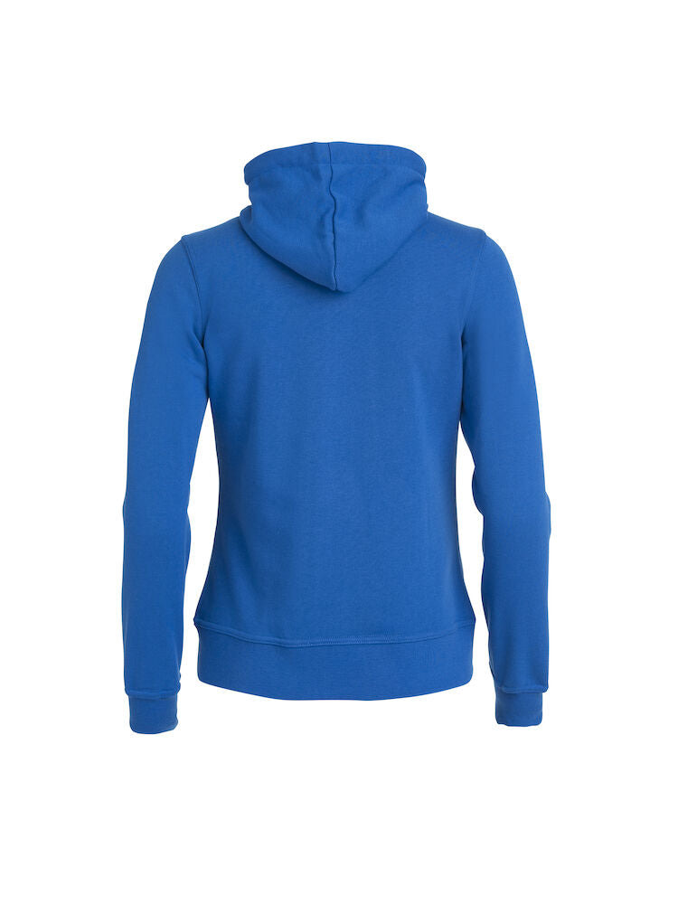 Basic Hoody Zip dame hættetrøje, Konge blå - Clique 021035