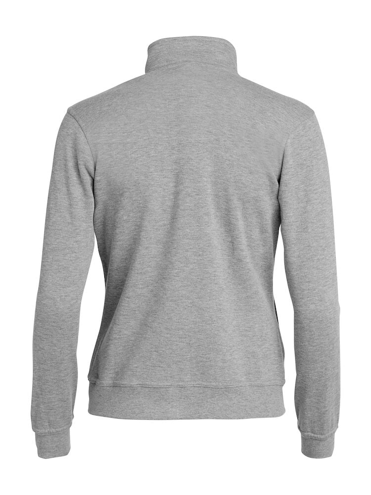 Basic Cardigan dame sweatshirt, Grå - Clique 021039
