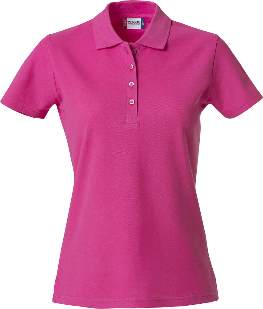 Comfort Polo - Dame - Bright cerise - Clique 028231