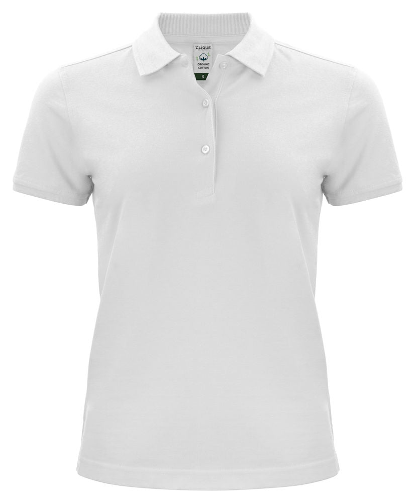 Classic OC Polo - Kvinder - Hvid - Clique 028265 - Modekompagniet.dk