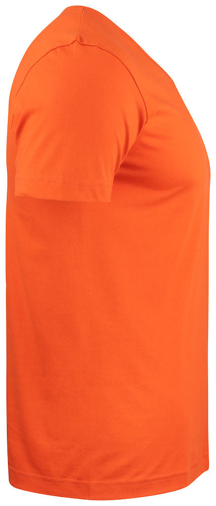 Basic-T V-neck - Herre - Orange - Clique 029035 - Modekompagniet.dk