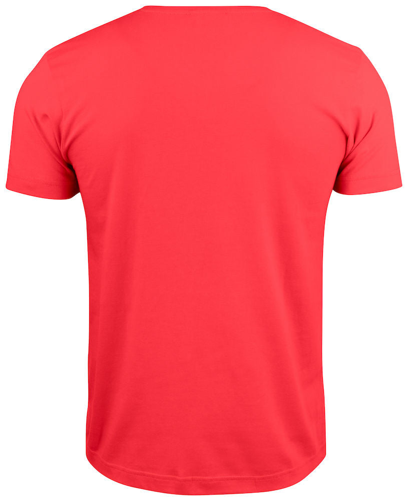Basic-T V-neck - Herre - Rød - Clique 029035 - Modekompagniet.dk