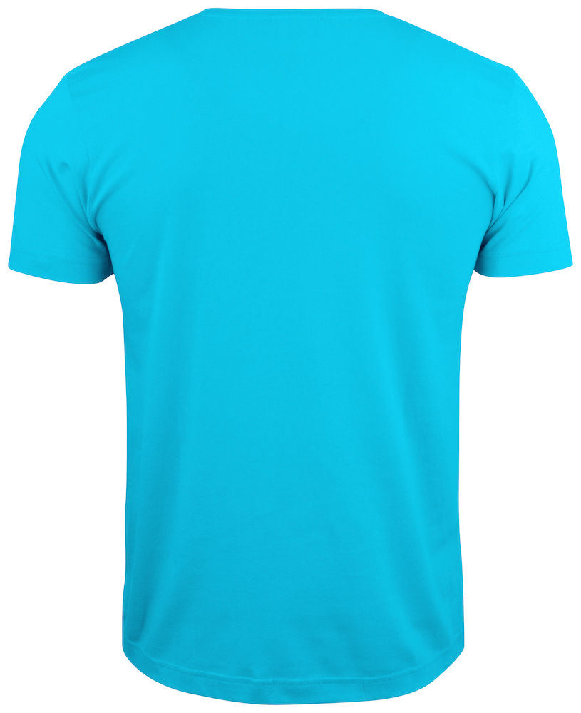 Basic-T V-neck - Herre - Turkis - Clique 029035 - Modekompagniet.dk