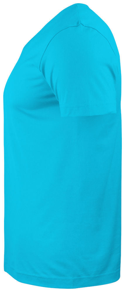 Basic-T V-neck - Herre - Turkis - Clique 029035 - Modekompagniet.dk
