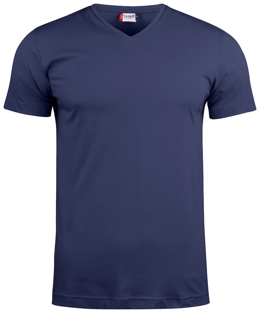 Basic-T V-neck - Herre - Navy - Clique 029035 - Modekompagniet.dk