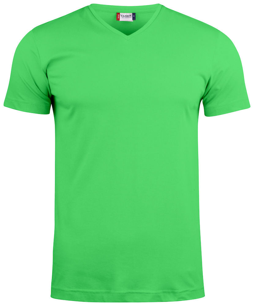 Basic-T V-neck - Herre - Grøn - Clique 029035 - Modekompagniet.dk