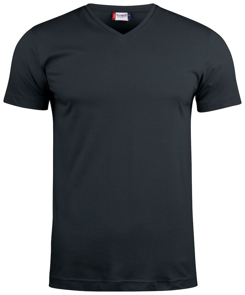 Basic-T V-neck - Herre - Sort - Clique 029035 - Modekompagniet.dk